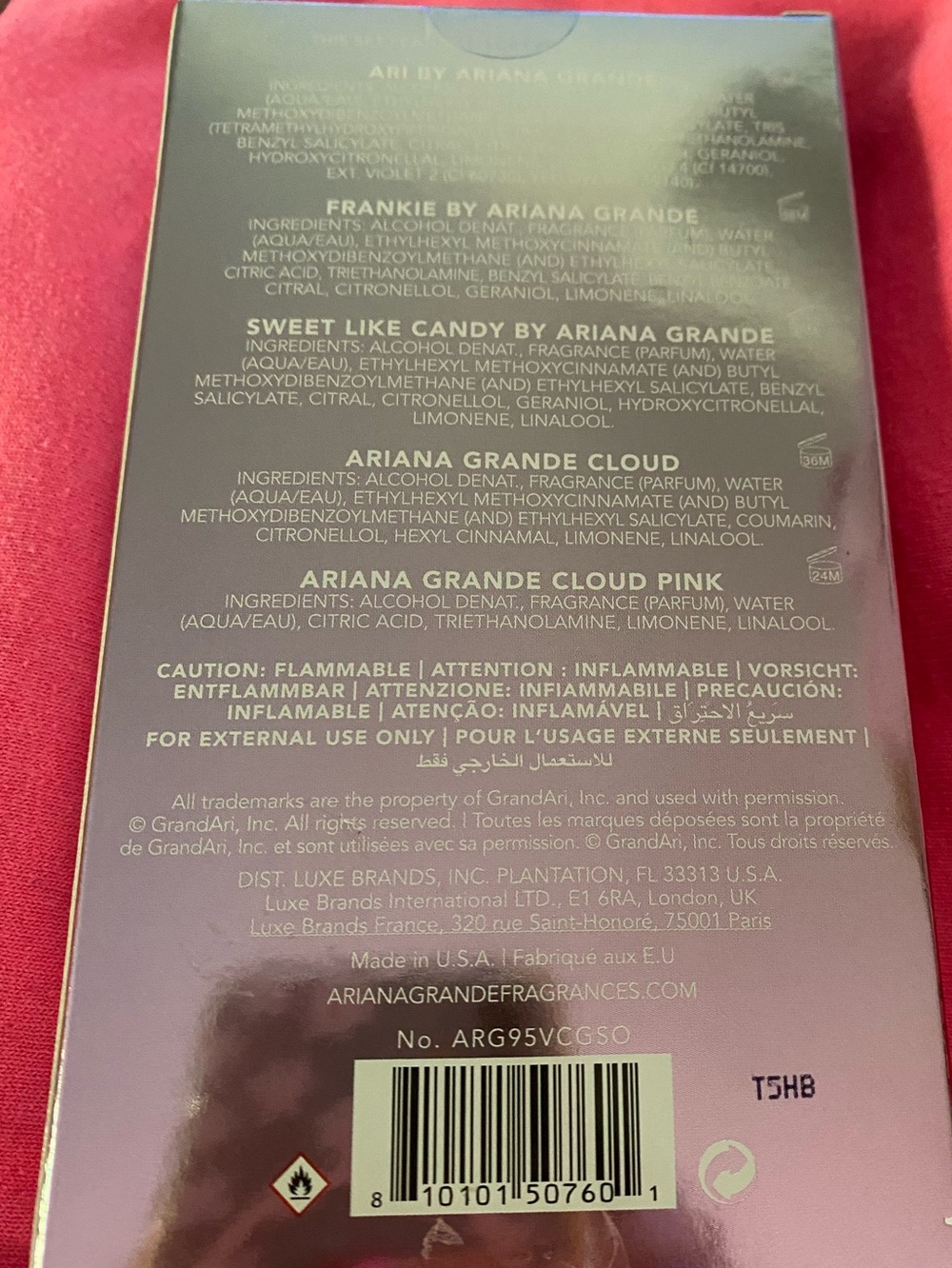 Ariana Grande Eau De Perfume Discovery Set w 3 Sig Scents - Picture 4 of 6